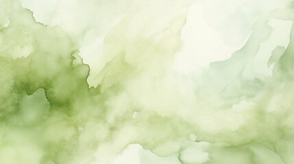 Obraz premium Light green brown abstract watercolour pattern. Olive khaki colour