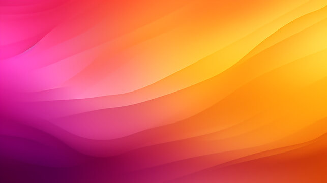 Gold yellow amber burnt orange coral fire red bright pink magenta purple violet abstract background. Color gradient ombre blur