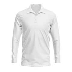 a image of a Long Sleeve Polo Raglan isolated on a white background