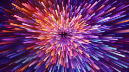 Fototapeta premium Glowing Light Burst, Blurred Motion. Abstract Light Background.