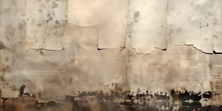 old texture background. old-fashioned newspaper photo. old newspaper wallpaper with a distressed texture.