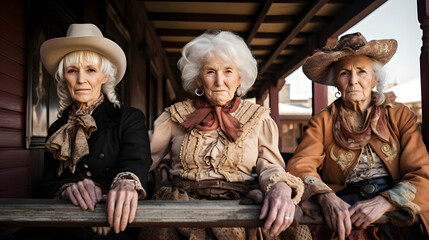 Three Tough Western Ladies