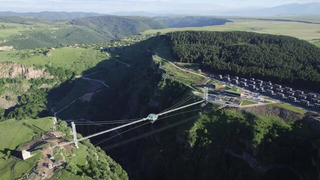 Tsalka canyon bridge (Dashbashi) in Georgia