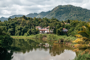 Fototapeta na wymiar Sri Lanka Gampola Panorama 