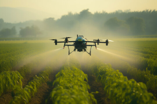 Agrarian Alarm: Drones Spreading Chemical Chaos