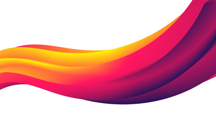 Abstract trendy 3d wavy fluid background wallpaper. Colorful gradient color 3d fluid liquid wallpaper background. Abstract 3d landing page template. Website concept, flyer, brochure, banner background