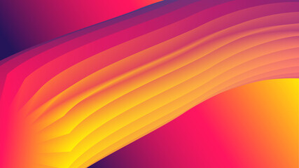 Obraz premium Abstract trendy 3d wavy fluid background wallpaper. Colorful gradient color 3d fluid liquid wallpaper background. Abstract 3d landing page template. Website concept, flyer, brochure, banner background