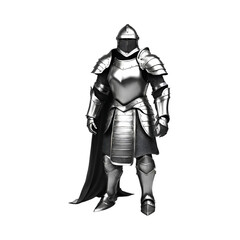 Fototapeta premium A person in armor with cape