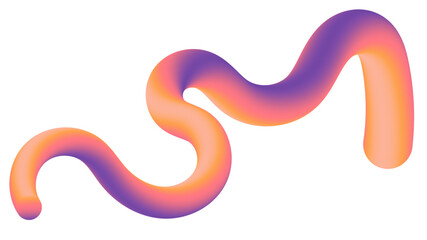 Fototapeta premium Abstract trendy 3d wavy fluid background wallpaper. Colorful gradient color 3d fluid liquid wallpaper background. Abstract 3d landing page template. Website concept, flyer, brochure, banner background