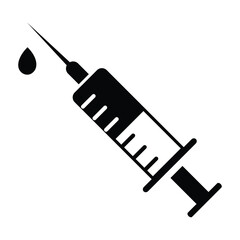 Syringe icon design, illustration design