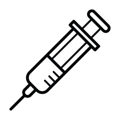 Syringe icon design, illustration design