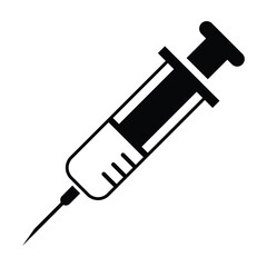 Fototapeta premium Syringe icon design, illustration design