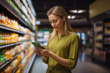 Digital Shopping Delight in Aisles