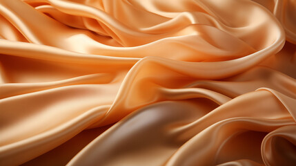 Obraz premium Satin Stoff, Seide, Textur, Hintergrund, weich, samt, orange, Textil, lila