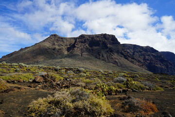 Tenerife mountains landscape in a sunny day, Canaries, Spain