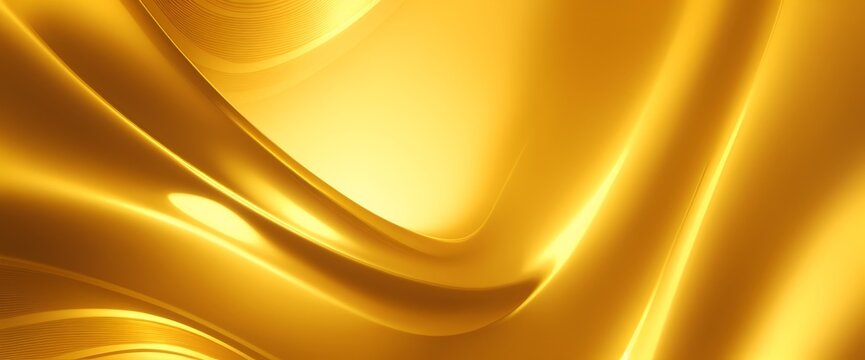 Golden color high resolution background with lighting effect and sparkle with copy space for text. Golden background images for banner and poster. 3d golden background