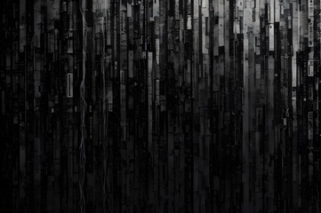 Fototapeta premium Technological cyber background design, neon light, bright dark illustration, future tech style, Generative AI