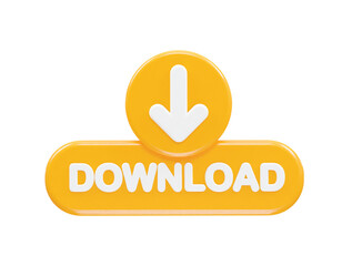 Download icon rendering 3d illustration transparent