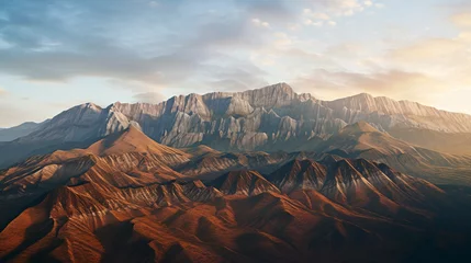Papier Peint photo Himalaya Panoramic view of mountain range