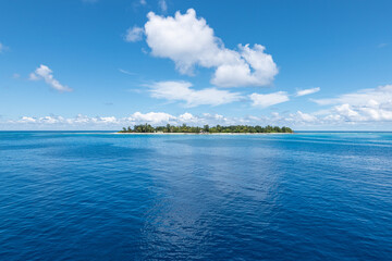 Remire Island or Eagle Island in the Outer Islands, Seychelles.