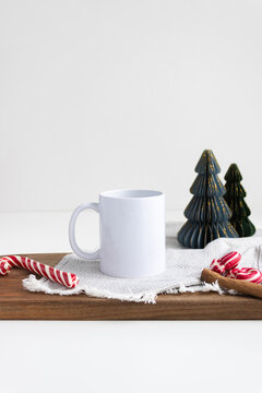 Winter Mug Mockup, 11oz Coffee Mug Mockup, Holiday Mockup, Modern Mug Mockup, Christmas Mug Mockup, Minimal Styled Stock