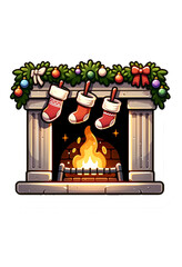 Chimenea de Navidad