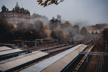 Edinburgh Waterloo Train Station, Edinburgh, Scotland - Autumn / Fall