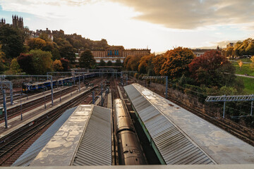 Edinburgh Waterloo Train Station, Edinburgh, Scotland - Autumn / Fall