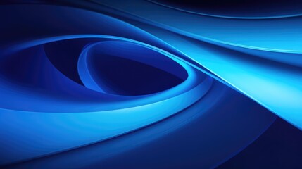 Fototapeta premium 3D Abstract Blue Background 