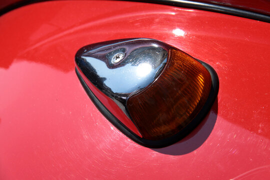 VW Käfer Blinklicht vorne in rot 
