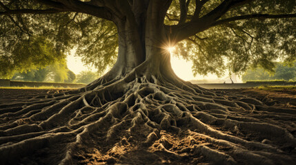 Deep Tree Roots: An Intricate Image
