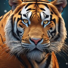 Obraz premium Eyes Close up of big Tiger