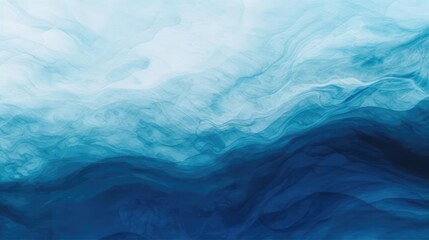 Abstract watercolor paint background by gradient deep blue color with liquid fluid grunge texture for background banner 