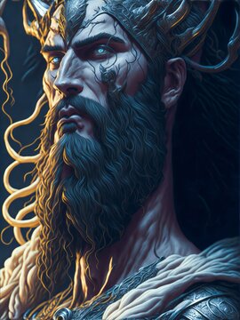 Tyr Norse God of War and Peace. The Bravest of all the Gods. God of Scandinavian Mythology.