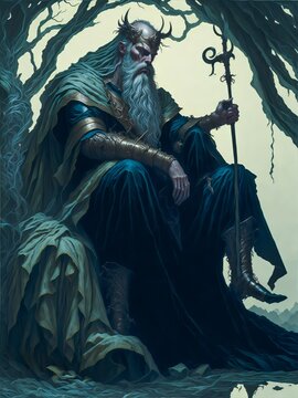 Vidar Peaceful Norse God Known to Enjoy Sitting in Silence or Working on Creating a Special Shoe.