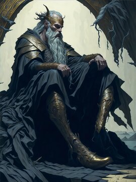 Vidar Peaceful Norse God Known to Enjoy Sitting in Silence or Working on Creating a Special Shoe.