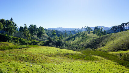 Beautiful bucolic view in Sao Paulo's countryside - Piquete, São Paulo, Brazil