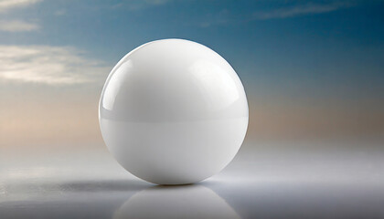 white plastic sphere