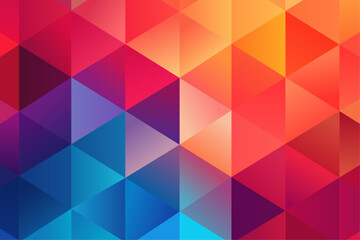 Obraz premium Abstract geometric background with colorful triangles, abstract polygon background