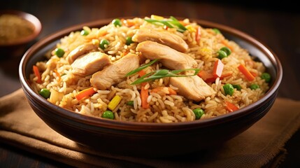 Chinese chicken fried rice 