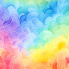 Fototapeta na wymiar Colorful rainbow pattern abstract background 