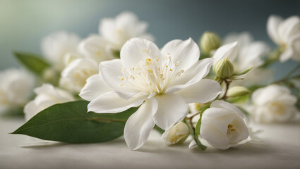 Naklejka na ściany i meble flowers, jasmine,