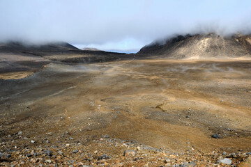 volcanic landscape in new zealand