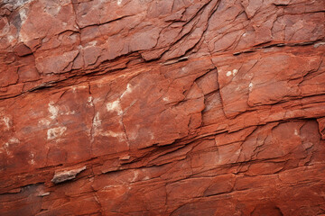 red stone surface texture background illustration. Created with Generative AI	