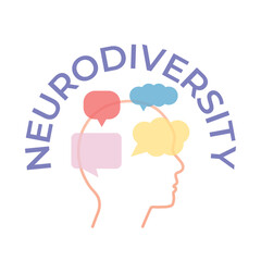 concept of neurodiversity- vector illustration