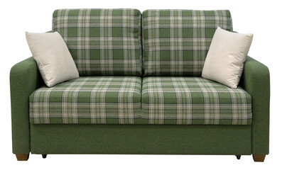 Sofa isolated on white background. Including clipping path