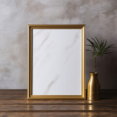a blank table top picture frame
