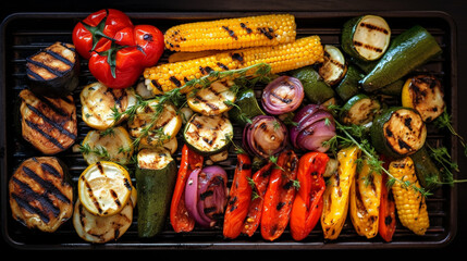 Grilled vegetables are fried. Generative AI