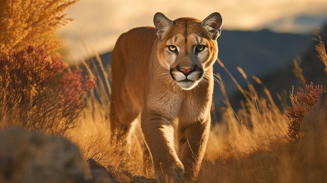 Brown top puma 8k