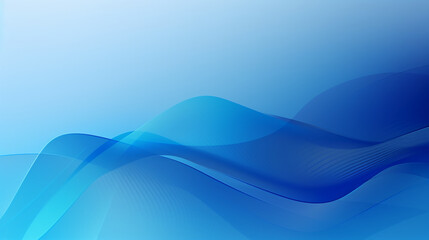 Obraz premium a blue abstract The light blue curved background and some blue lines adopt the webcore style. AI generative